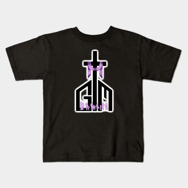 GMFM Logo 2 (Dark) Kids T-Shirt by GMFMStore